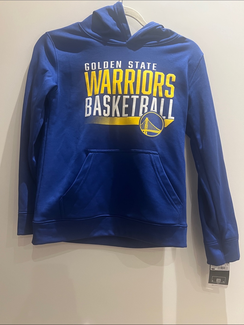 Golden State Warriors Blue Basketball Hoodie NBA size medium (8-10)